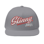 Skinny Joey's classic edition flat bill cap in grey, Philadelphia streetwear