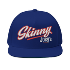 Skinny Joey's classic edition flat bill cap in royal blue, The Skinny Podcast with Joey Merlino & Lil Snuff merch