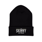 The Skinny embroidered cuffed beanie in black, Skinny Joey's Cheesesteaks apparel