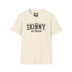 The Skinny with Joey Merlino swag tee in natural, Skinny Joey's Cheesesteaks apparel