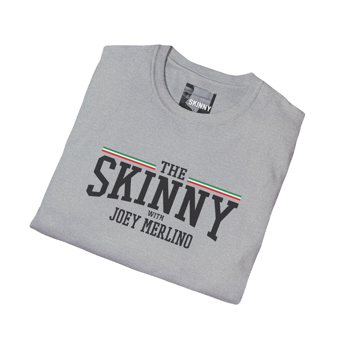 The Skinny with Joey Merlino swag tee, gallery photo 19, Skinny Joey's Cheesesteaks apparel