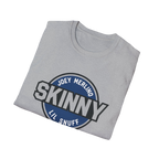 Skinny Podcast logo graphic tee, Skinny Joey's Cheesesteaks apparel