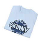 Skinny Podcast logo graphic tee, Italian American pride apparel