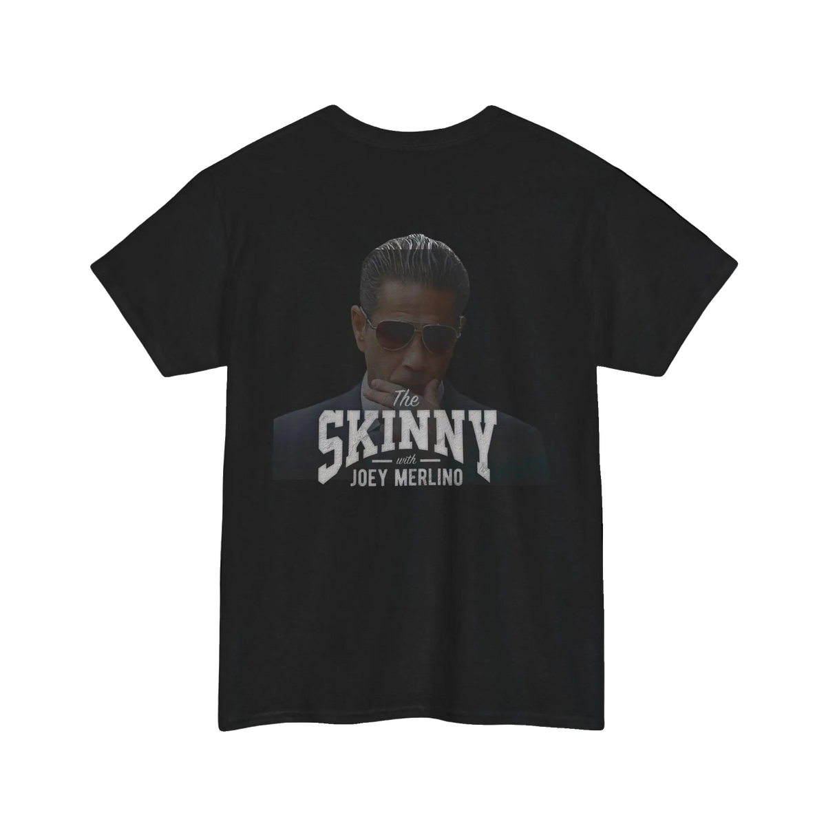 The Skinny with Joey Merlino podcast tee, South Philly streetwear