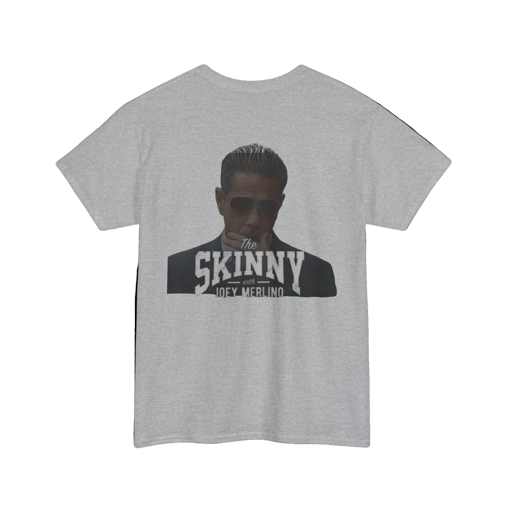 The Skinny with Joey Merlino podcast tee, Philadelphia streetwear