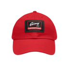 Skinny Joey leather patch dad hat, Skinny Joey's Cheesesteaks apparel