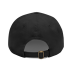 Skinny Joey leather patch dad hat, Philly culture apparel