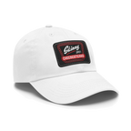 Skinny Joey leather patch dad hat, gallery photo 23, Italian American pride apparel
