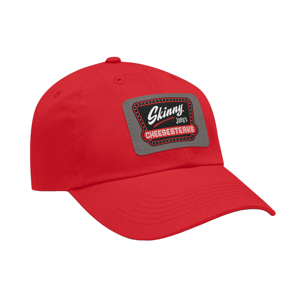 Skinny Joey leather patch dad hat, gallery photo 32, The Skinny Podcast with Joey Merlino & Lil Snuff merch