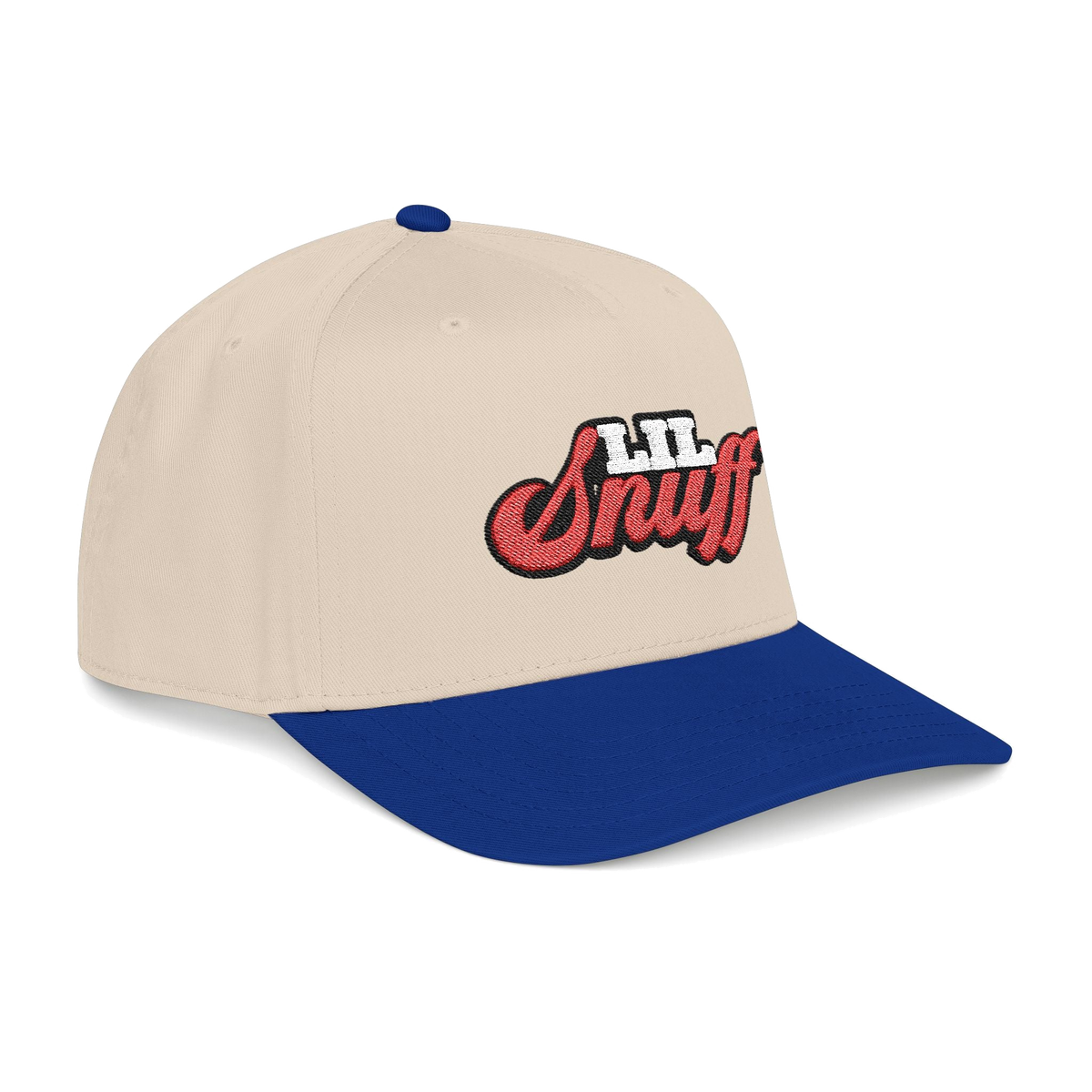 Lil Snuff retro script dad hat, The Skinny Podcast with Joey Merlino & Lil Snuff merch