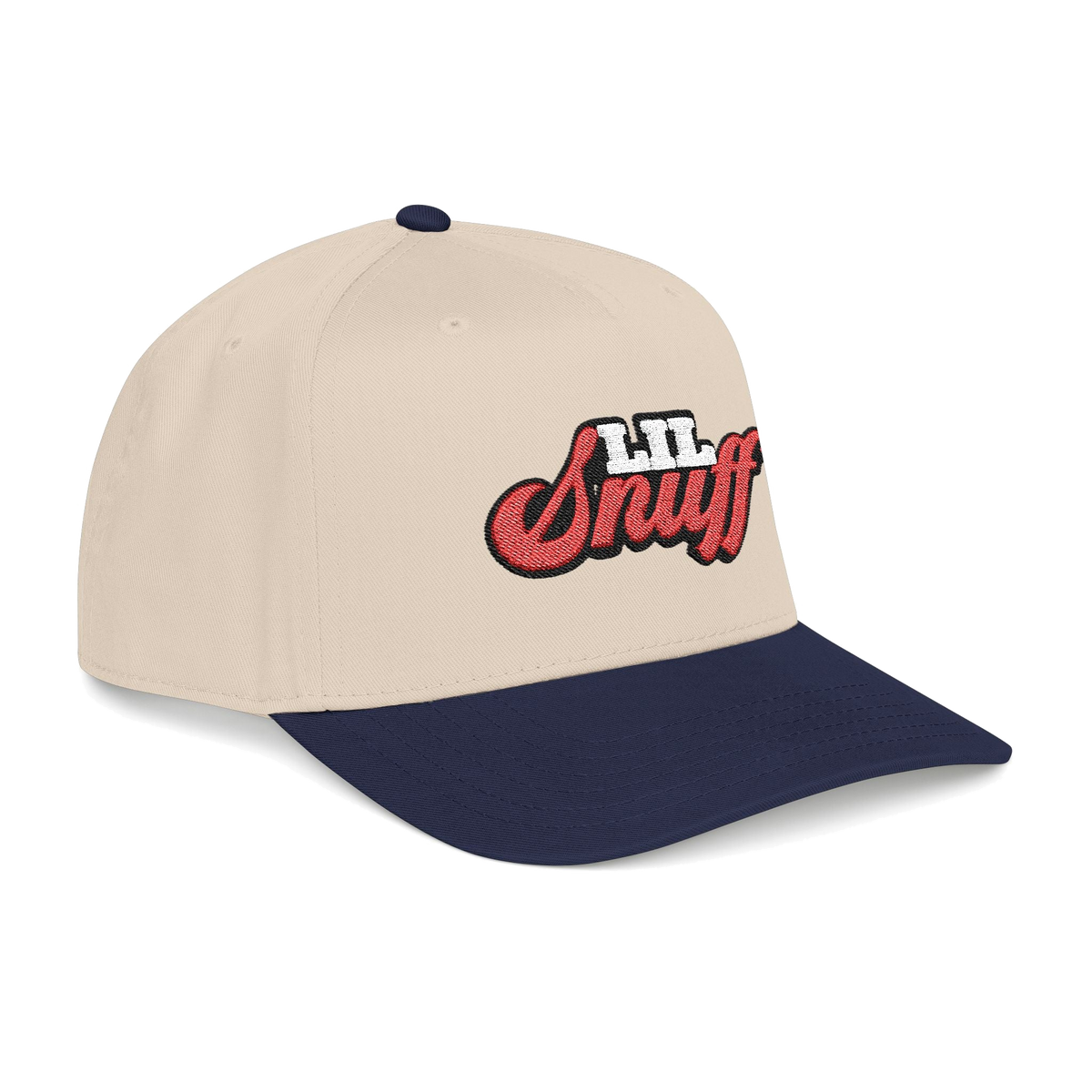 Lil Snuff retro script dad hat, Skinny Joey's Cheesesteaks apparel