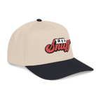 Lil Snuff retro script dad hat, The Skinny with Joey Merlino podcast merch