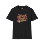 Skinny Joey's retro logo graphic tee in black, Philly culture apparel