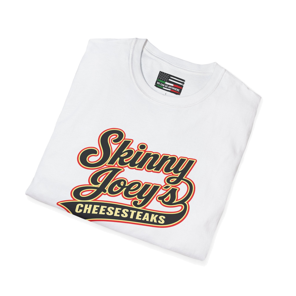Skinny Joey's retro logo graphic tee, South Philly streetwear