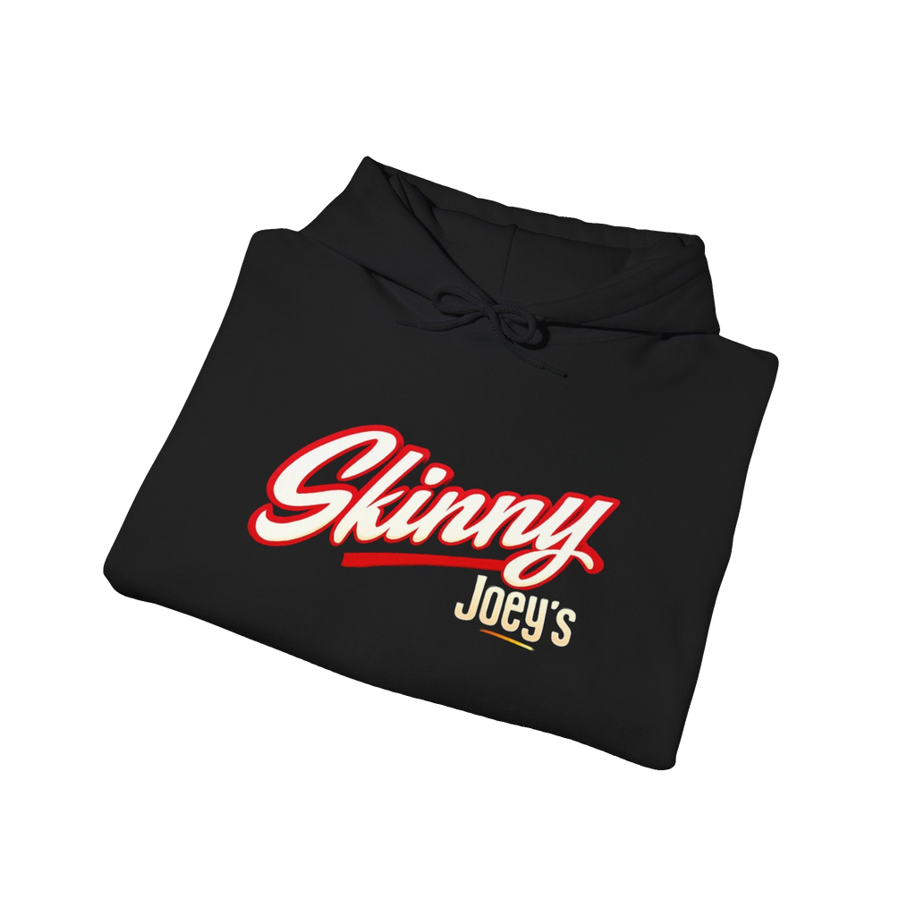 Skinny Joey's retro script logo hoodie, Philadelphia streetwear