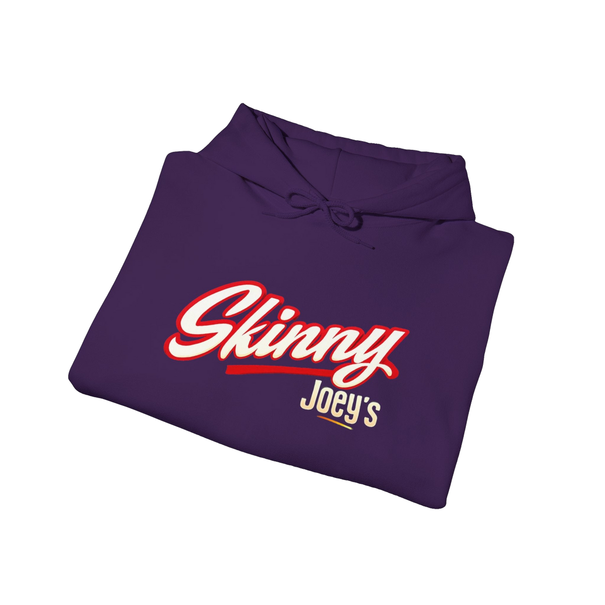 Skinny Joey's retro script logo hoodie, Skinny Joey's Cheesesteaks apparel
