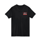 Skinny Joey's Cheesesteaks v-neck tee, Philly culture apparel