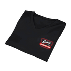 Skinny Joey's Cheesesteaks v-neck tee, The Skinny Podcast with Joey Merlino & Lil Snuff merch