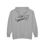 Skinny Joey's vintage script zip-up hoodie, Skinny Joey's Cheesesteaks apparel