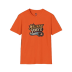 Retro Flyers vintage graphic tee in orange, Philly culture apparel