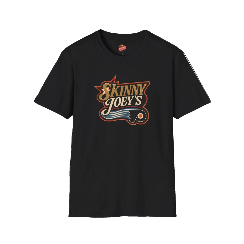 Retro Flyers vintage graphic tee in black, South Philly streetwear