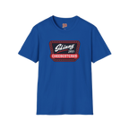 Skinny Joey's Cheesesteaks official tee in royal blue, Philadelphia streetwear