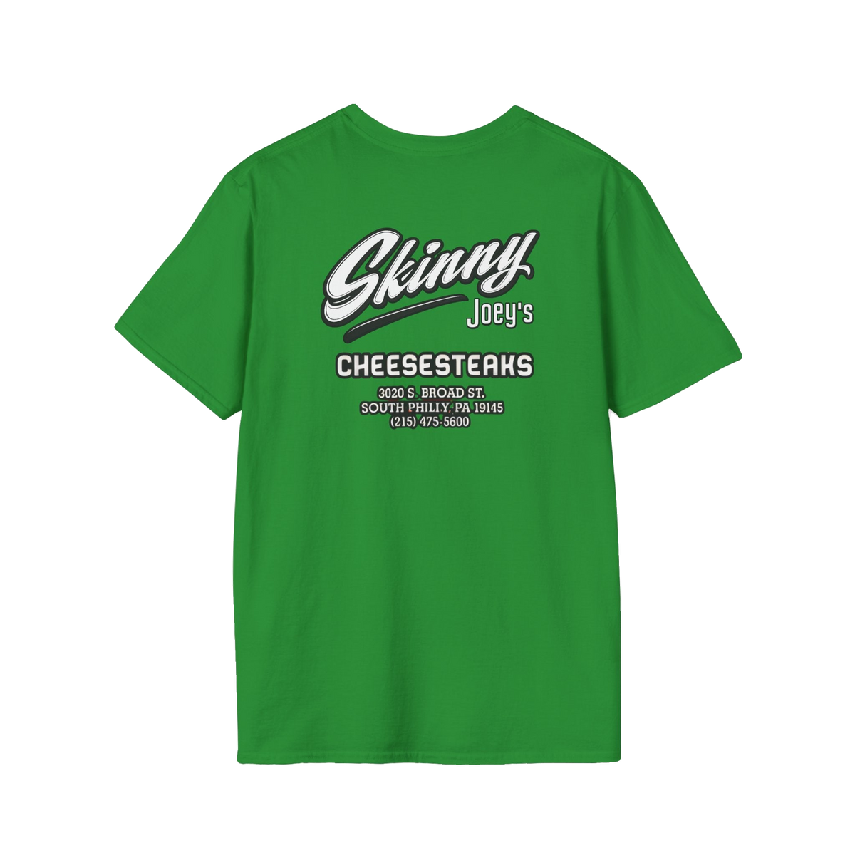 Skinny Joey's Cheesesteaks official tee, Skinny Joey's Cheesesteaks apparel