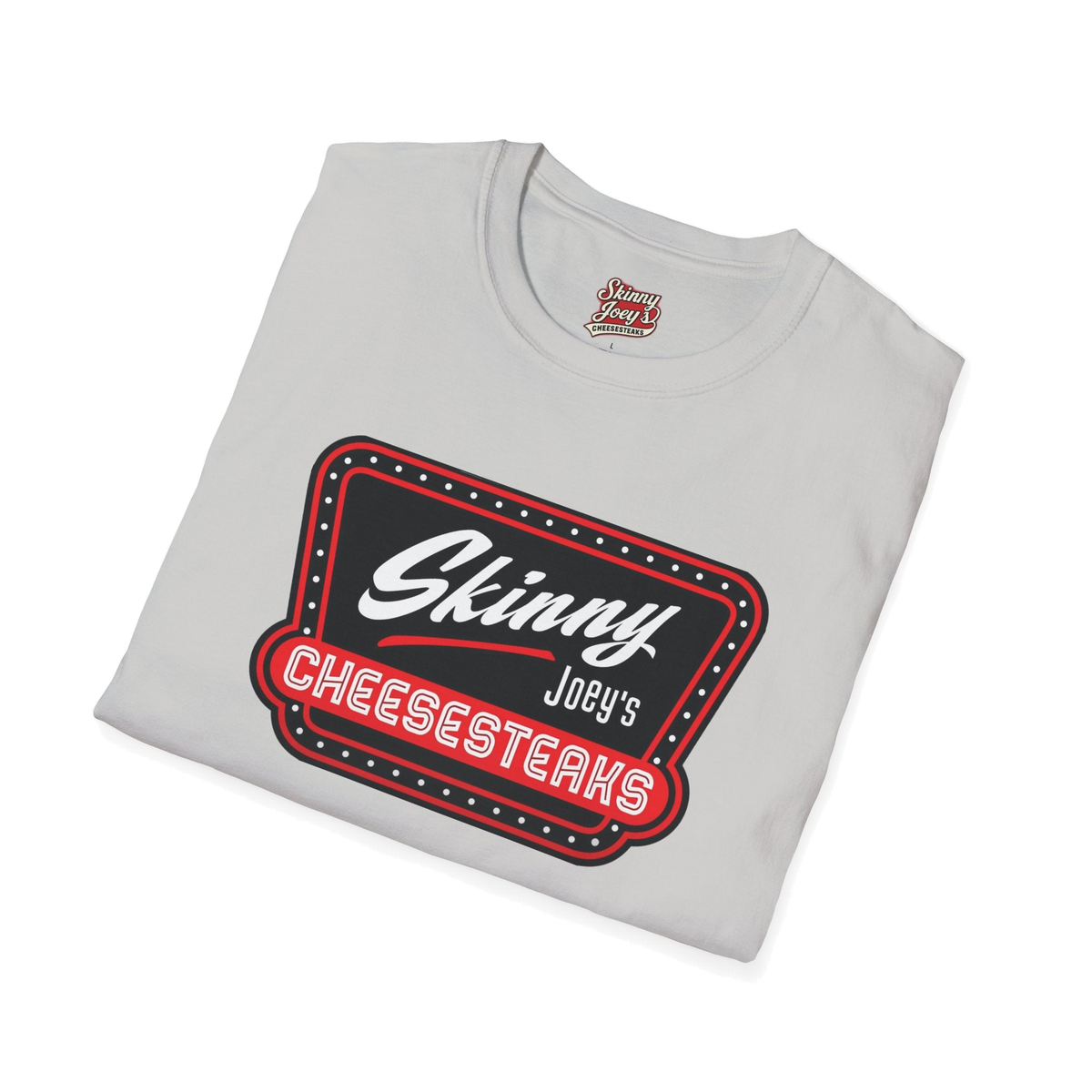 Skinny Joey's Cheesesteaks official tee, gallery photo 19, Italian American pride apparel