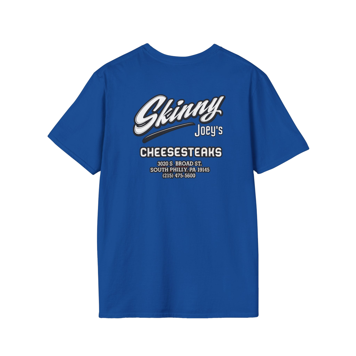 Skinny Joey's Cheesesteaks official tee, The Skinny Podcast with Joey Merlino & Lil Snuff merch