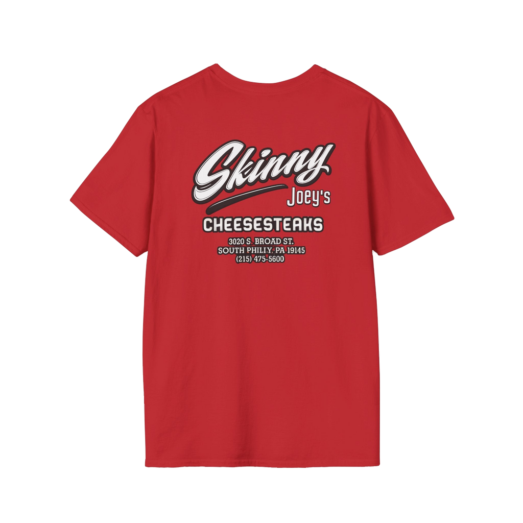 Skinny Joey's Cheesesteaks official tee, South Philly streetwear