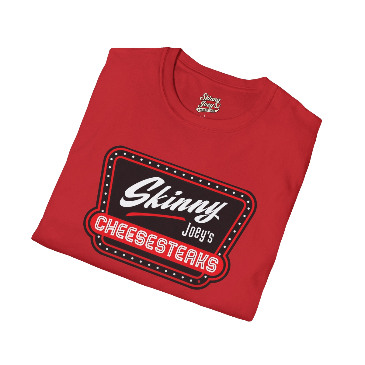 Skinny Joey's Cheesesteaks official tee, Philadelphia streetwear