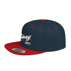 Skinny Joey's retro script flat bill snapback, Skinny Joey's Cheesesteaks apparel