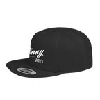 Skinny Joey's retro script flat bill snapback, Philadelphia streetwear