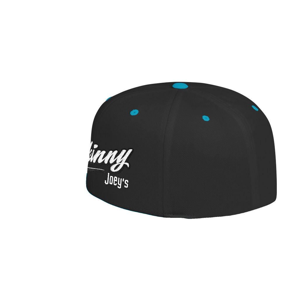 Skinny Joey's retro script flat bill snapback, gallery photo 22, Philadelphia streetwear