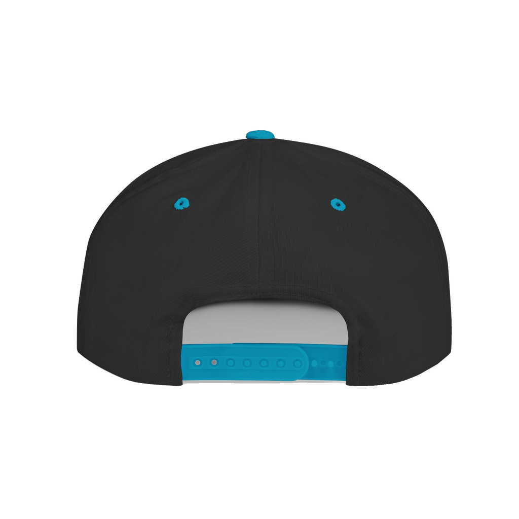 Skinny Joey's retro script flat bill snapback, gallery photo 23, The Skinny with Joey Merlino podcast merch
