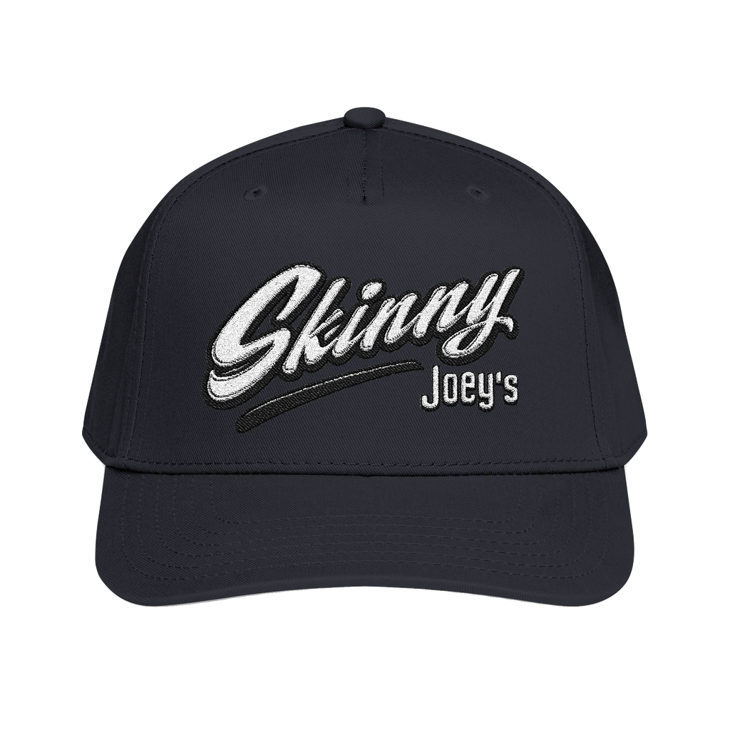 Skinny Jeans retro script two-tone cap, Italian American pride apparel