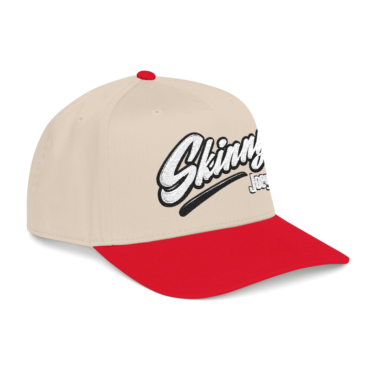 Skinny Jeans retro script two-tone cap, gallery photo 15, South Philly streetwear