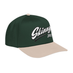 Skinny Joey's retro script mid-profile cap, The Skinny with Joey Merlino podcast merch