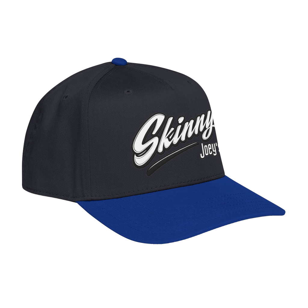 Skinny Joey's retro script mid-profile cap, Italian American pride apparel