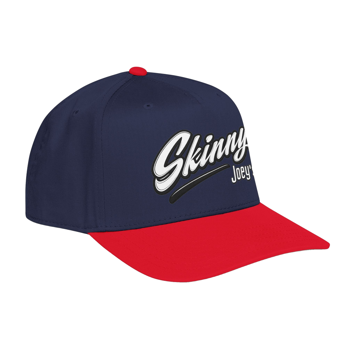 Skinny Joey's retro script mid-profile cap, The Skinny Podcast with Joey Merlino & Lil Snuff merch