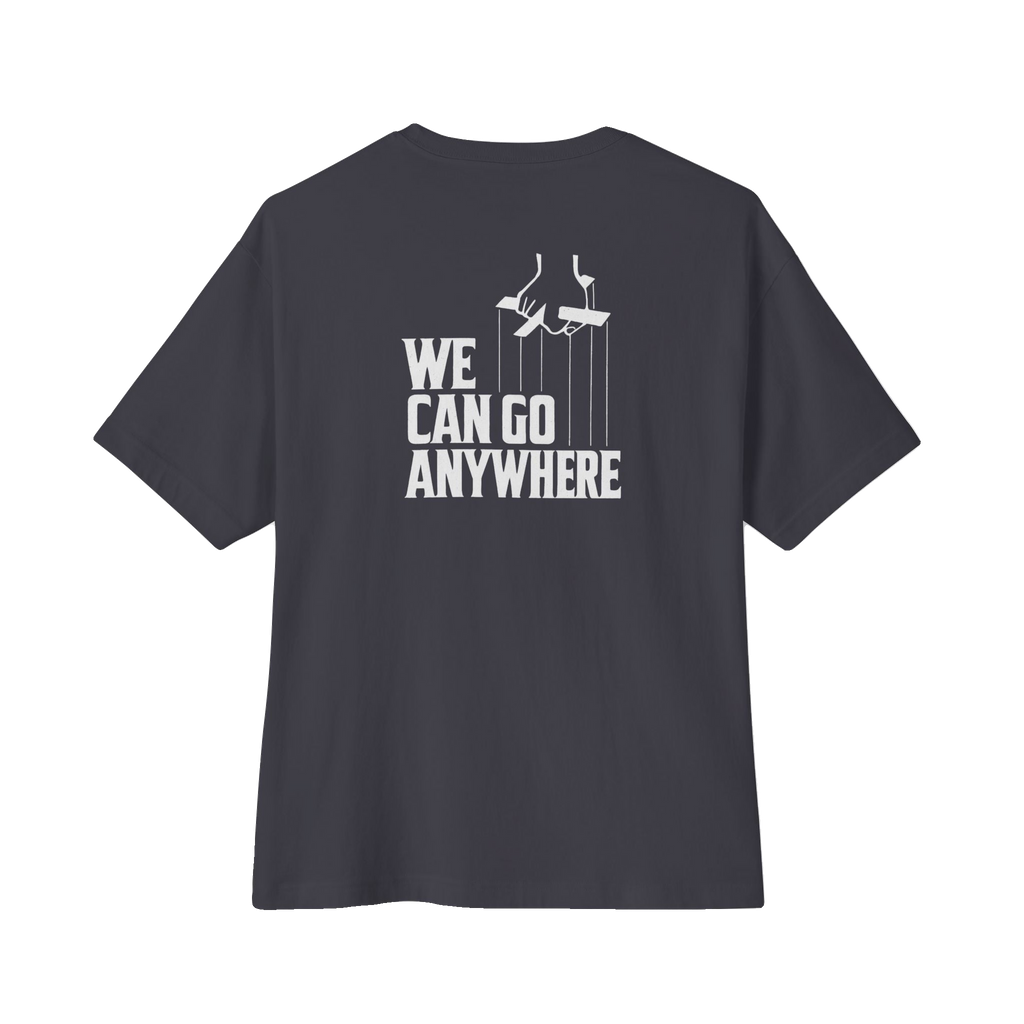 We Can Go Anywhere oversized script tee, gallery photo 16, Skinny Joey's Cheesesteaks apparel