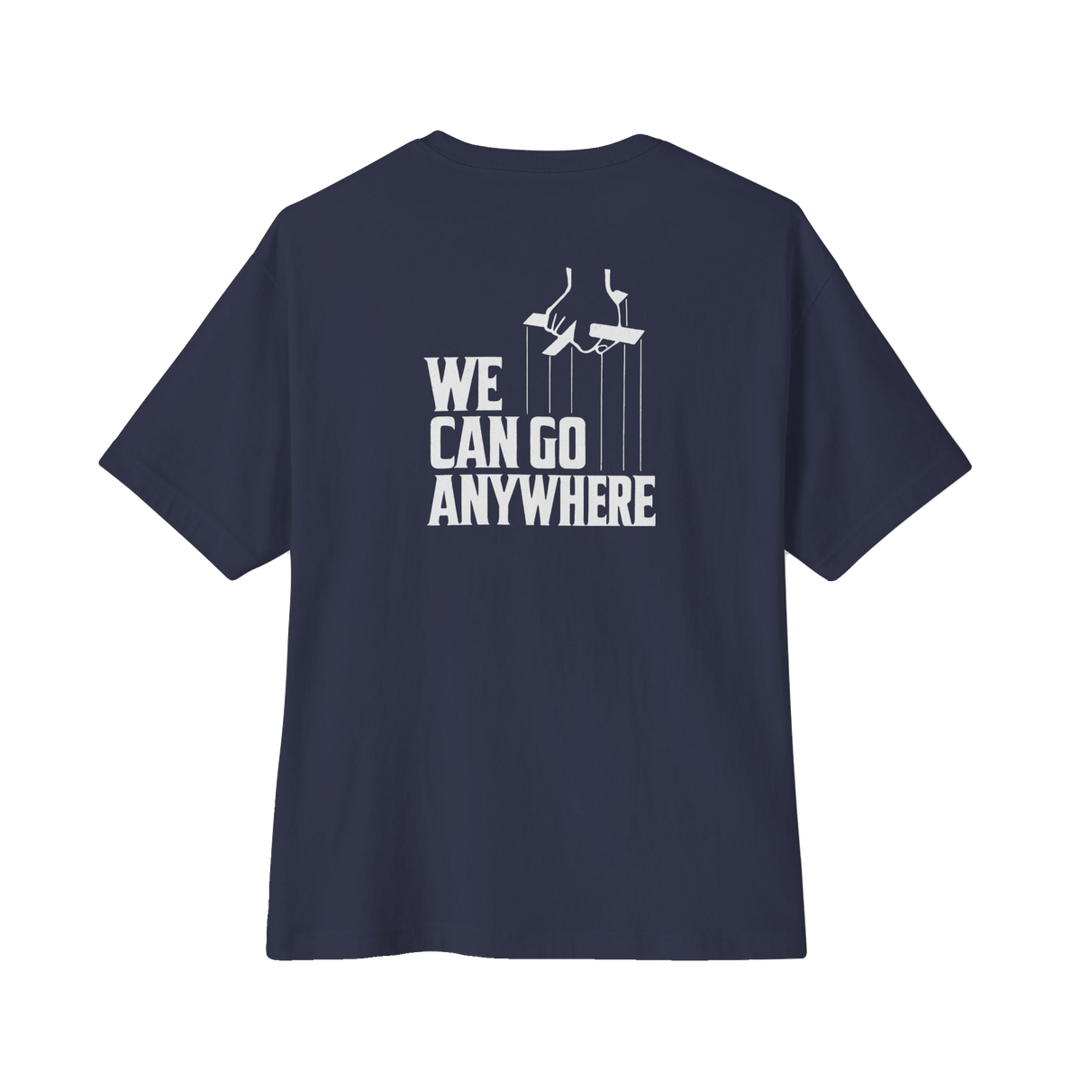 We Can Go Anywhere oversized script tee, gallery photo 22, The Skinny Podcast with Joey Merlino & Lil Snuff merch
