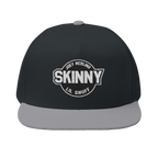 Skinny Joey Lil Snuff flat bill cap in black and grey, The Skinny Podcast with Joey Merlino & Lil Snuff merch