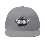 Skinny Joey Lil Snuff flat bill cap in grey, The Skinny with Joey Merlino podcast merch