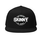 Skinny retro patch 5-panel trucker cap in black, The Skinny Podcast with Joey Merlino & Lil Snuff merch