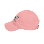 Skinny Joey's retro script dad cap, The Skinny Podcast with Joey Merlino & Lil Snuff merch