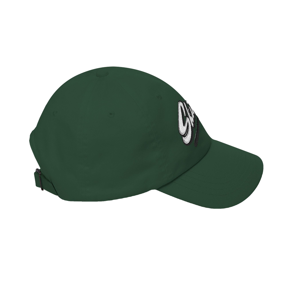 Skinny Joey's retro script dad cap, gallery photo 28, Philly culture apparel