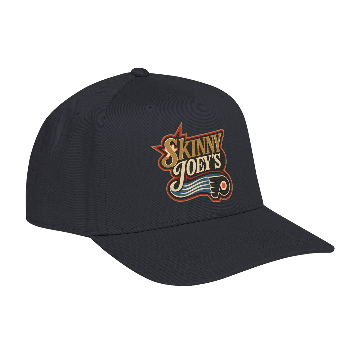 Philly Flyers snapback cap in black, The Skinny with Joey Merlino podcast merch