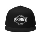 Skinny vintage logo trucker cap in black, Philly culture apparel