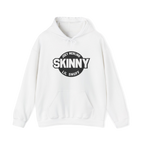 Skinny We Can Go Anywhere hoodie in white, South Philly streetwear